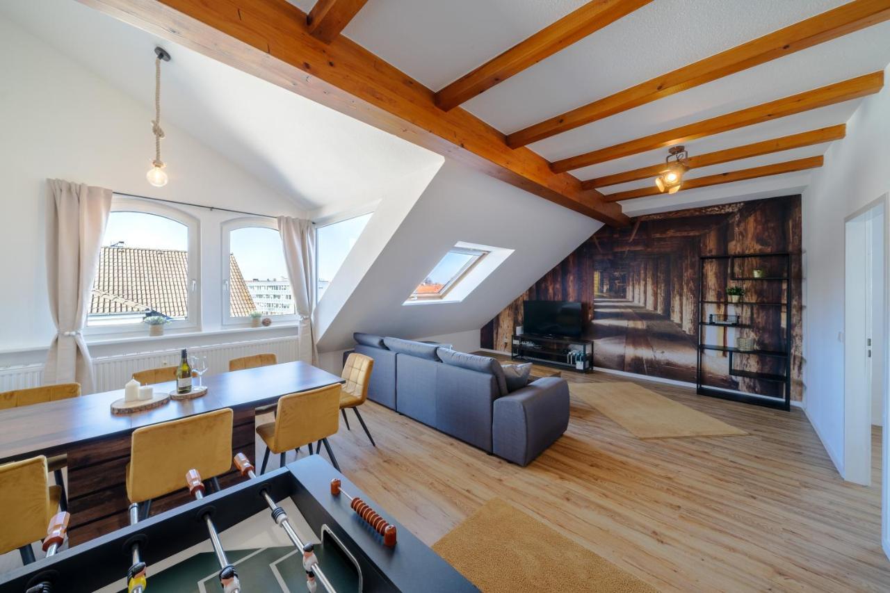 Stylisches Penthouse Zentral Tischfussball 100M2 Wii Hanôver Exterior foto