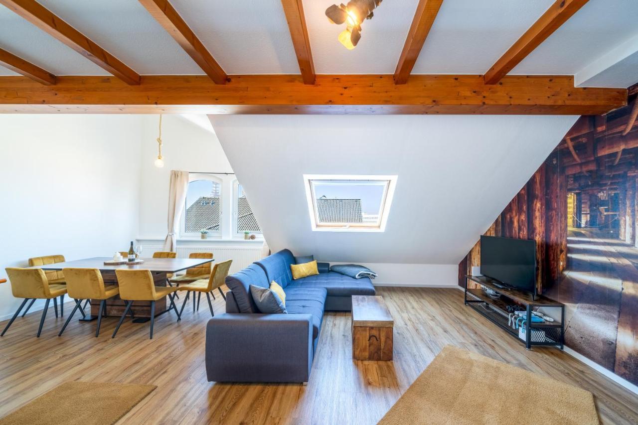Stylisches Penthouse Zentral Tischfussball 100M2 Wii Hanôver Exterior foto