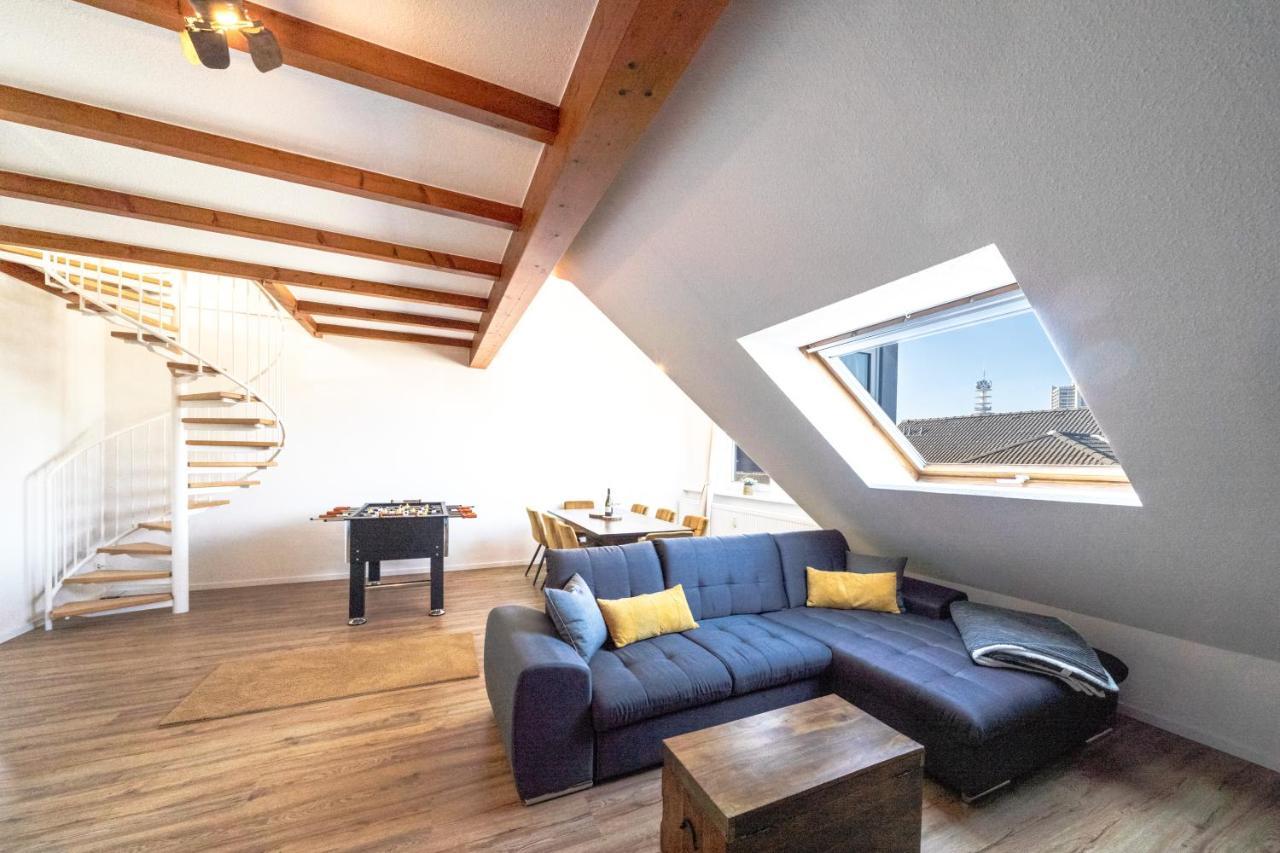 Stylisches Penthouse Zentral Tischfussball 100M2 Wii Hanôver Exterior foto