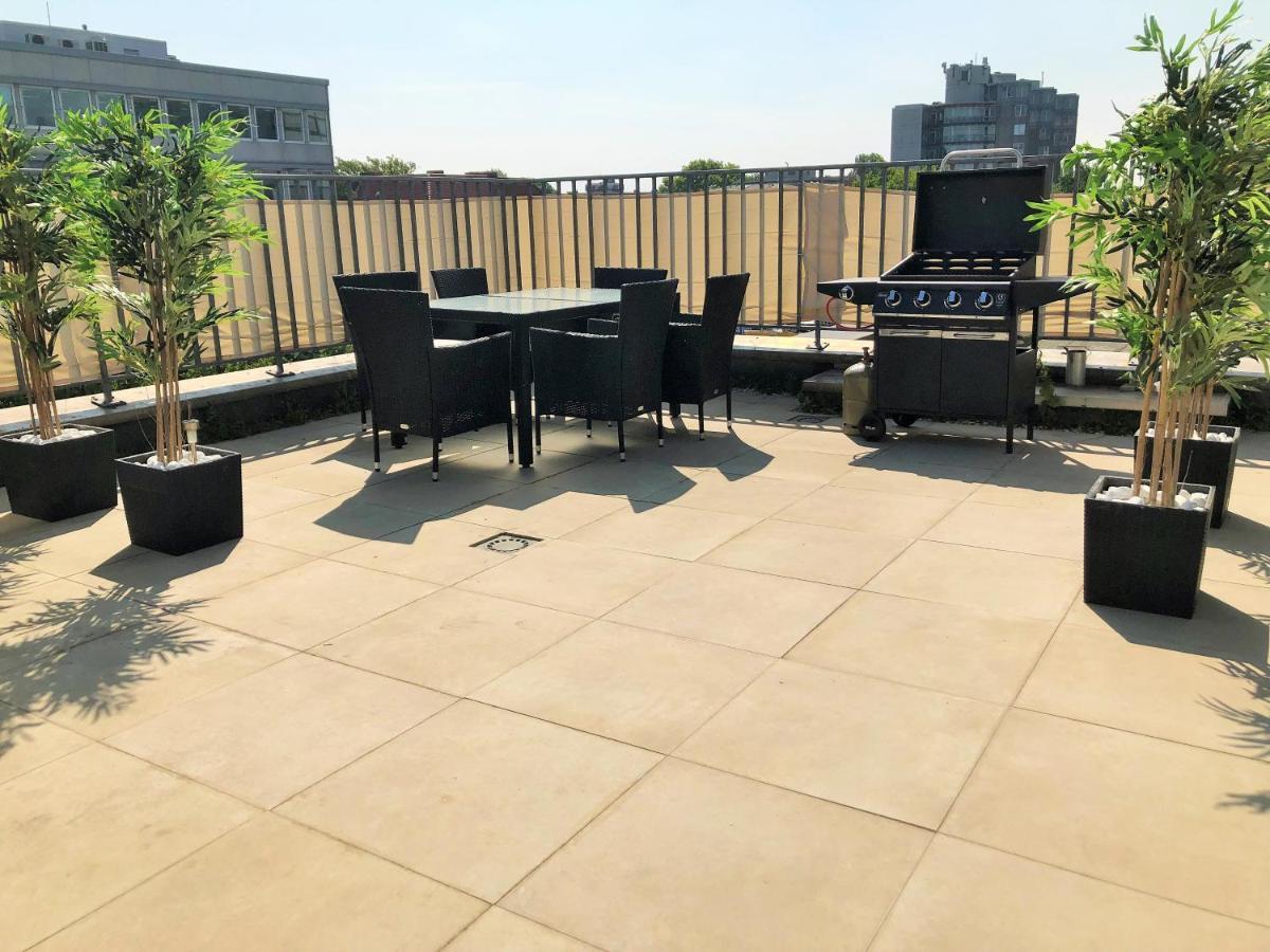 Stylisches Penthouse Zentral Tischfussball 100M2 Wii Hanôver Exterior foto